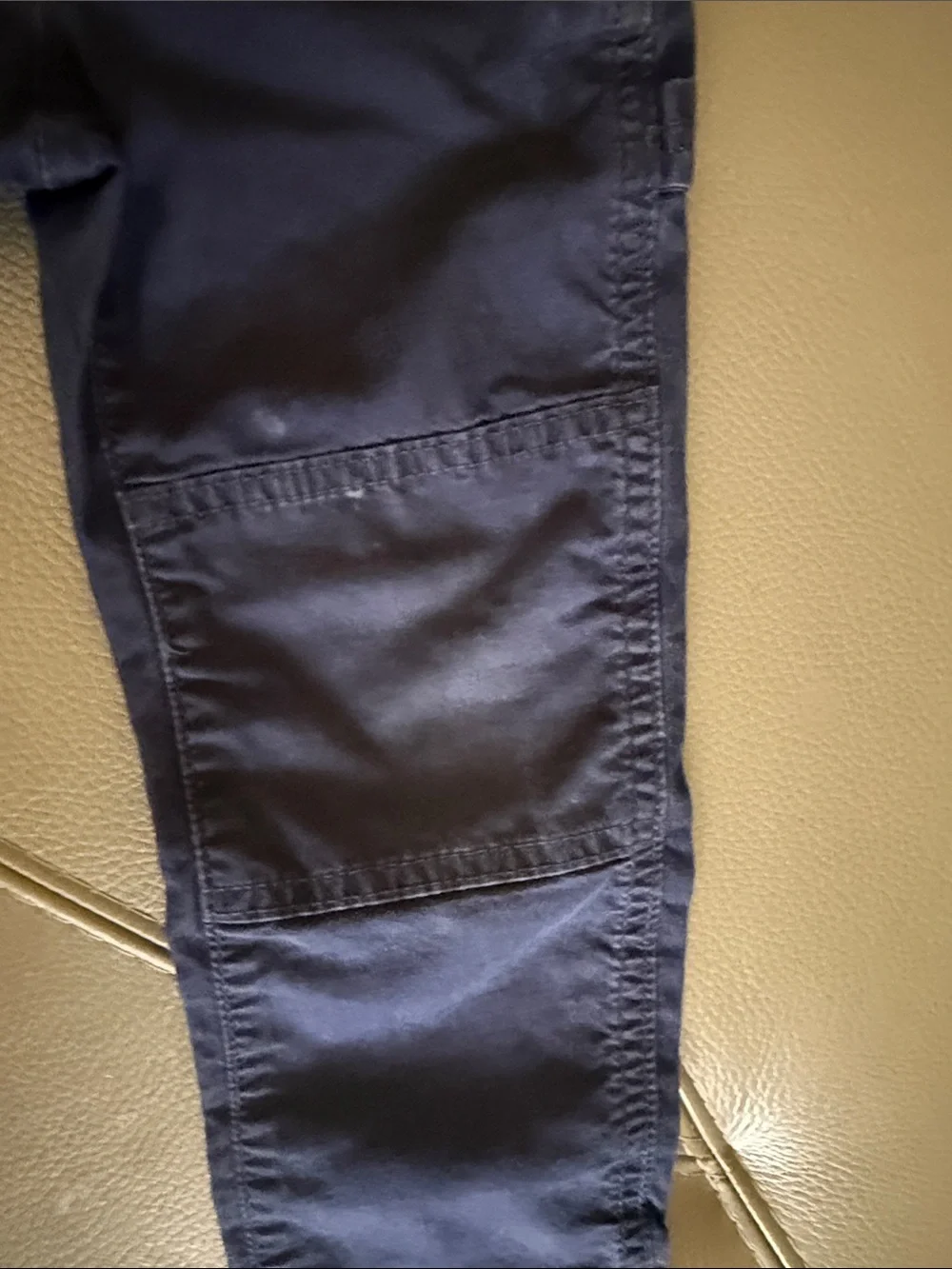 3T Gap toddler boys navy blue Cargo Pants - elastic waist button enclosure knee